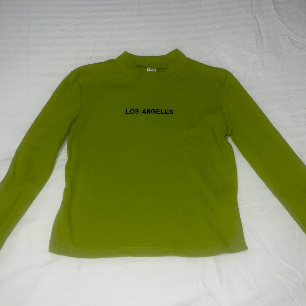 SHEIN Green Long sleeve Shirt